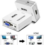 VGA to HDMI Converter Cable – Full HD 1080p Adapter for PC, Laptop, Projector, Monitor (With Audio Support)