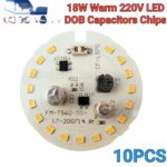 220V AC 18W LED Chip Direct – Pack of 10, High Brightness, Energy Efficient